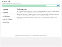 Tablet Screenshot of fullmakt.net